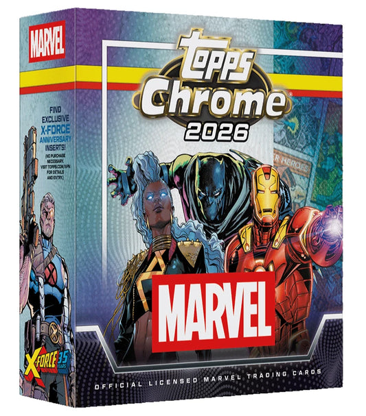 2026 Topps Chrome Marvel Mega Box