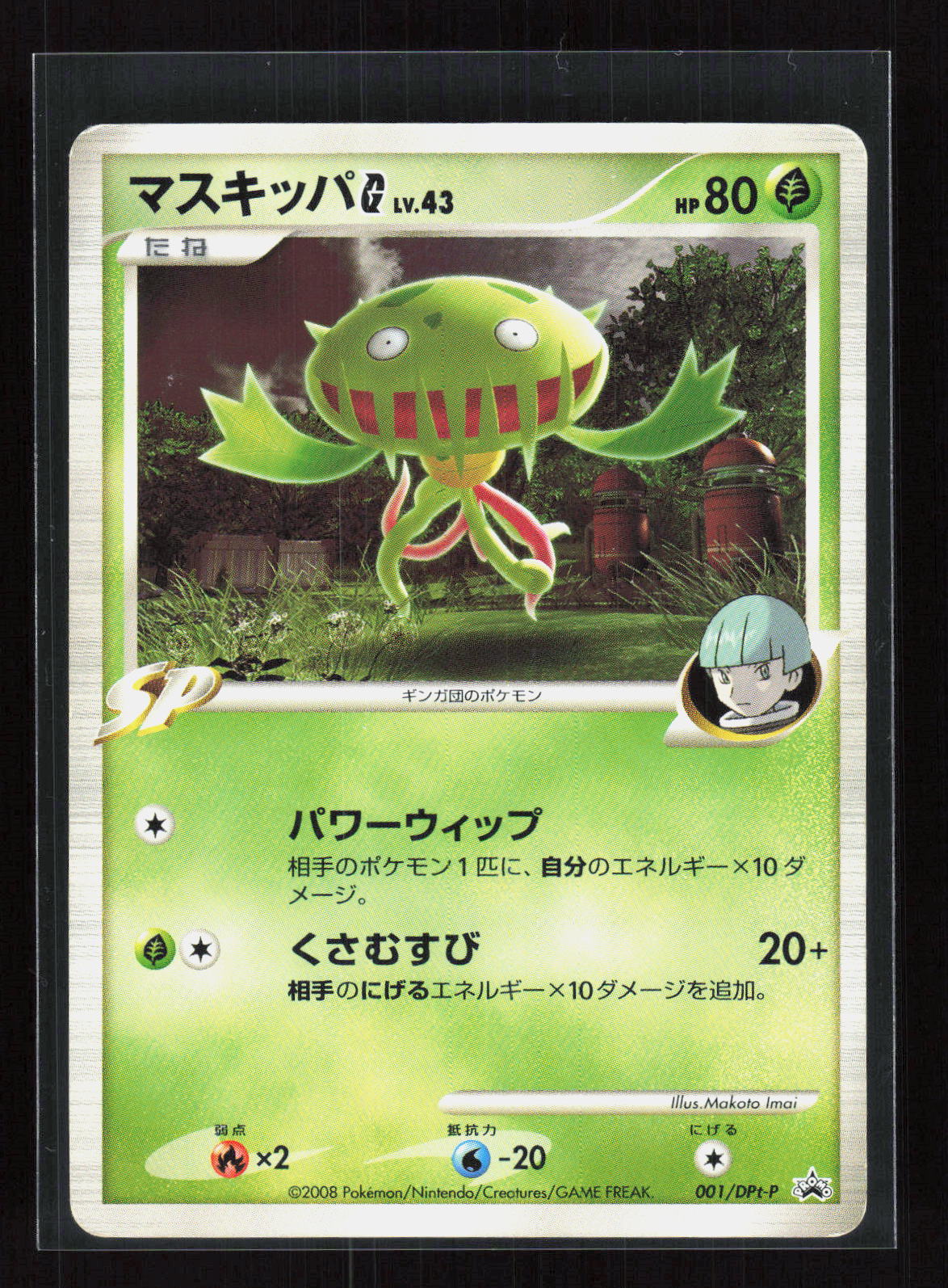 Pokémon Carnivine G 001/DPt-P – DPt-P Promotional cards (JP) Promo PL – Vorderseite