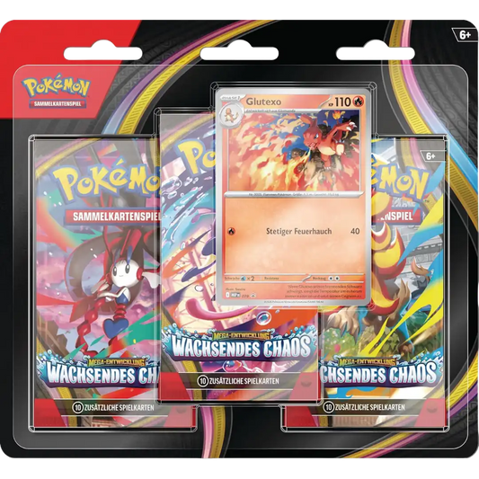 Pokemon Wachsendes Chaos Blister Glutexo Blister  - Deutsch