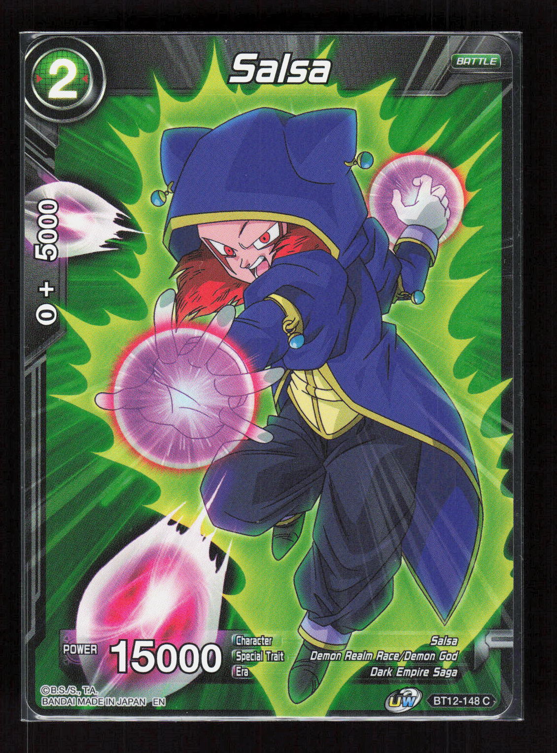 Dragon Ball Super Salsa BT12-148 – Vicious Rejuvenation (EN) Common (C) Foil – Vorderseite